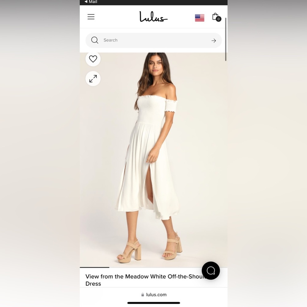 Lulu’s white dress View from the Meadow - new